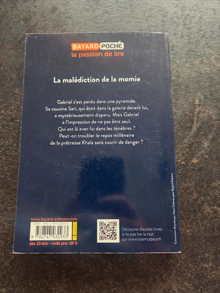Livre chair de poule la malédiction de la momie - photo numéro 2