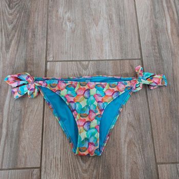 Bas de maillot de bain multicolore avec noeuds sur les cotés Taille 40 No gossip