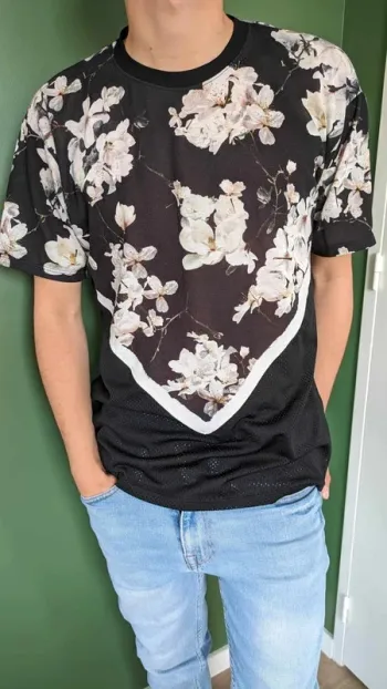 T-shirt à manches courtes homme Zara