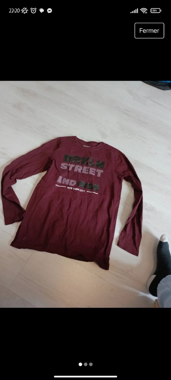 Tee shirt manches longues