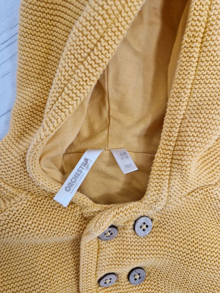 Veste en maille jaune orchestra 6M - photo numéro 2