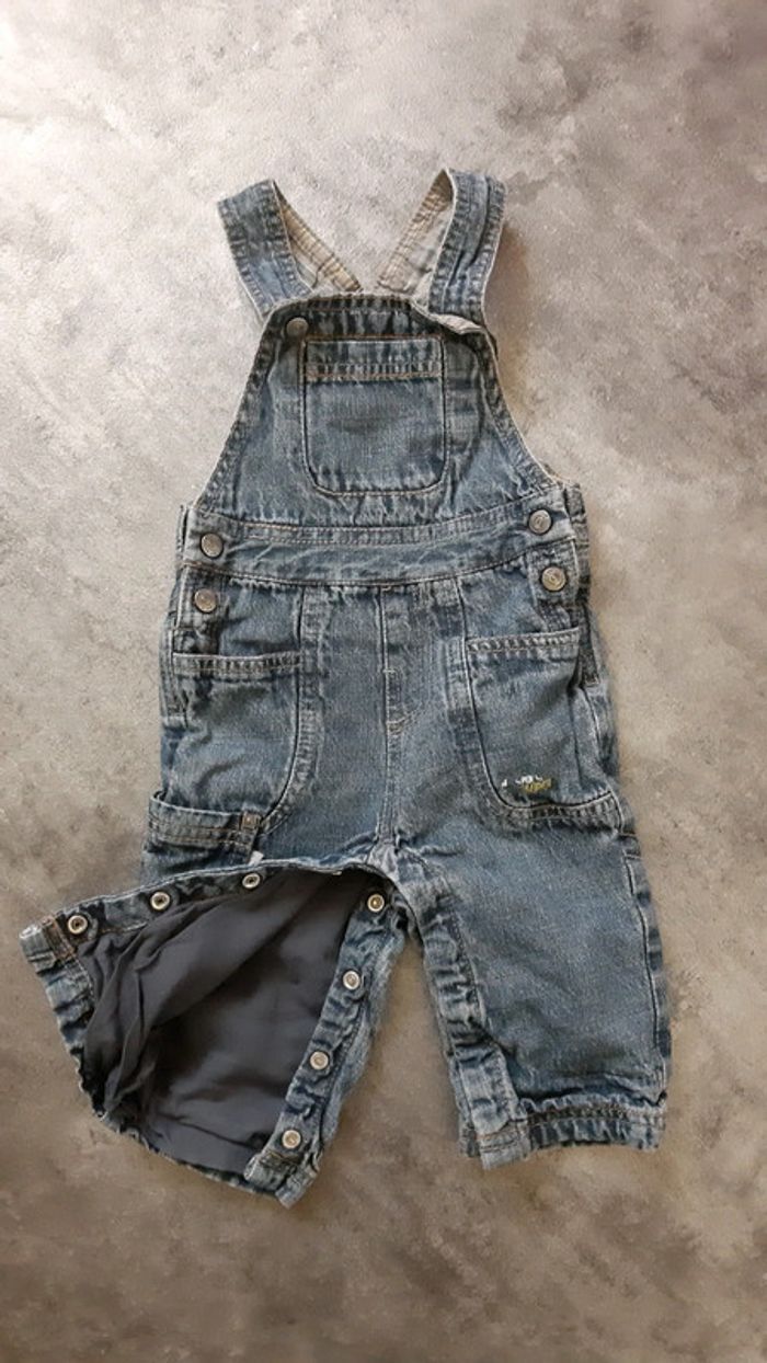 Salopette en jeans garçon - photo numéro 3