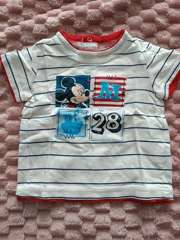 T shirt mickey 12m tbe
