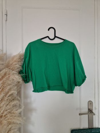 Crop top vert