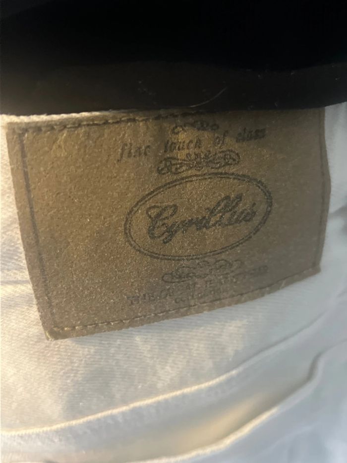 Jean blanc cyrillus taille 44 - photo numéro 4