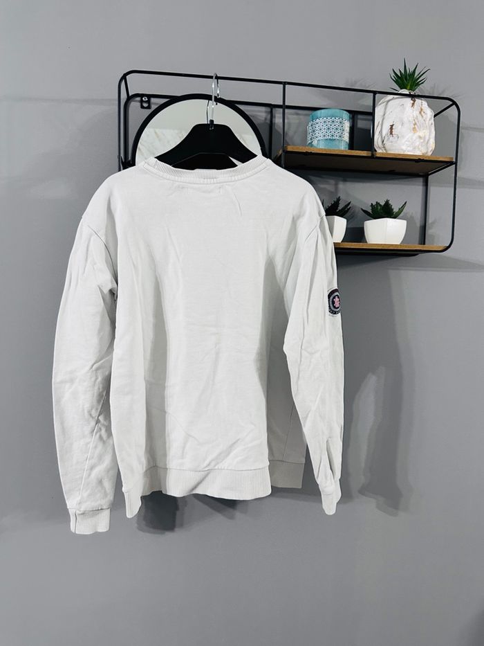 Sweat Deeluxe blanc cassé - 14 ans - Très bon état - photo numéro 3