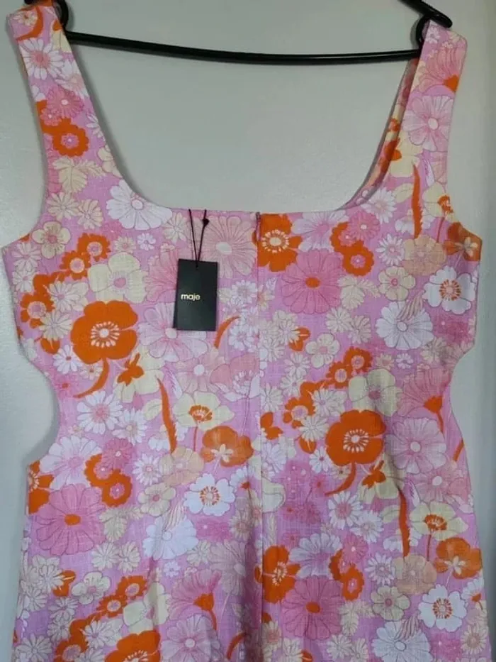 Robe Maje risella flower power taille 40 - photo numéro 8