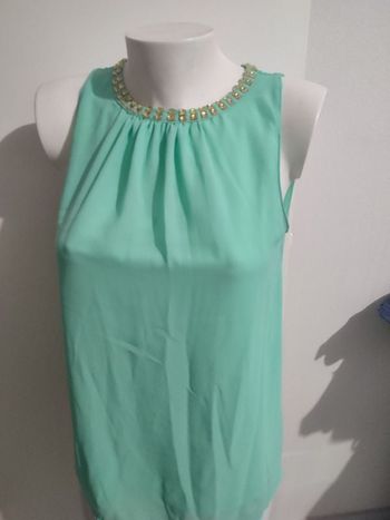 #kytieXXSfemme. Top blouse sans manche taille XXS