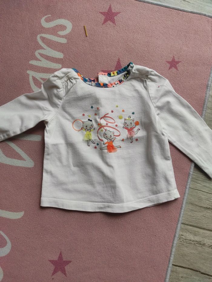 Ensemble 3 pièces fille 6 mois orange - photo numéro 6