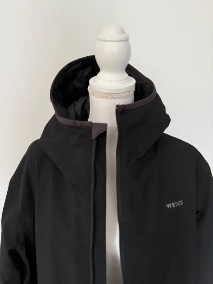 Veste noire de ski chaude et imperméable homme taille XL - photo numéro 3