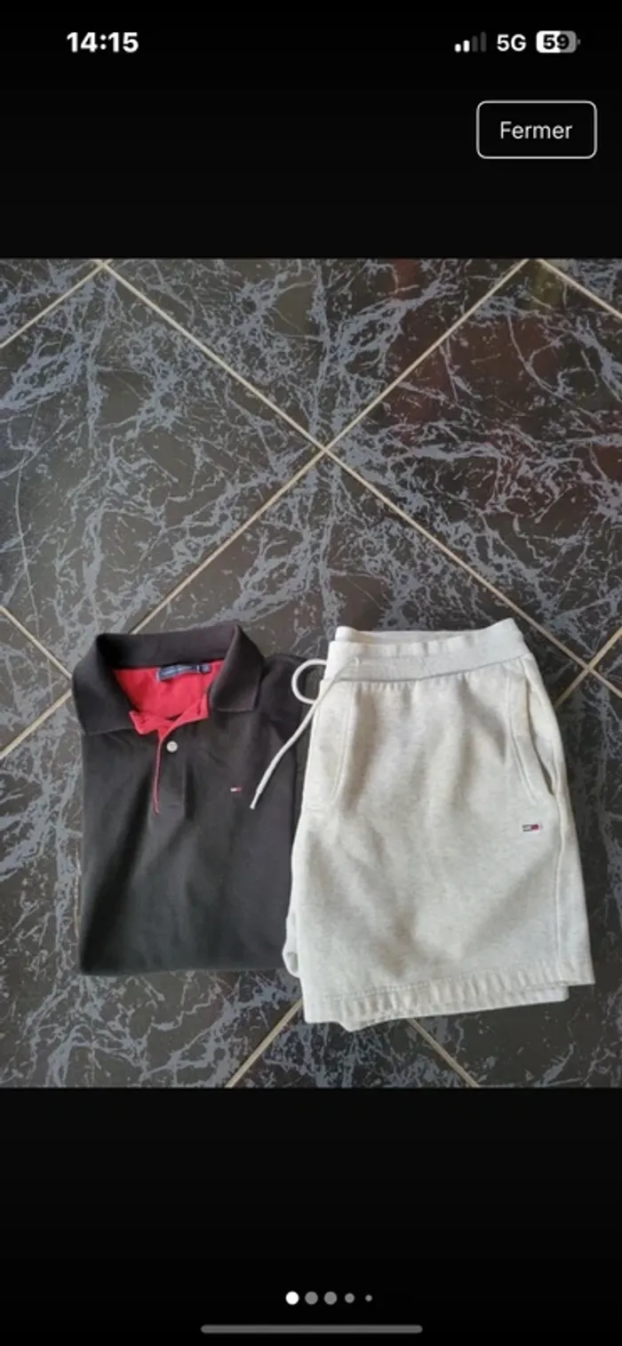 Ensemble polo L et bermuda Xl - photo numéro 4