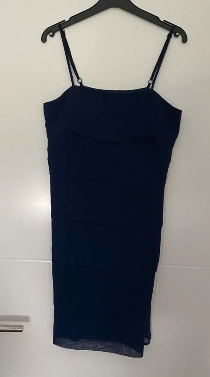 Robe bleu marine ceremonie taille S