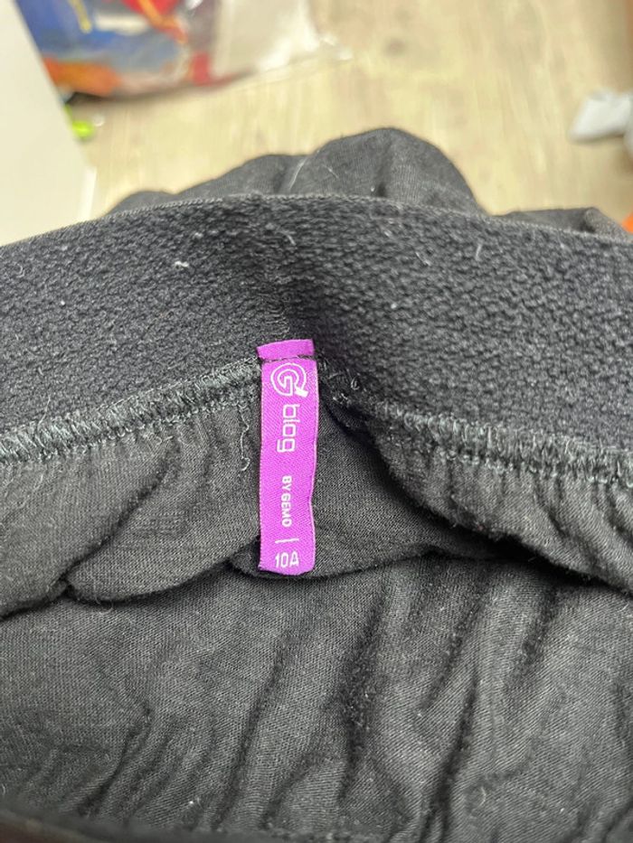 Jupe à volant noir gemo taille 10 ans - photo numéro 3