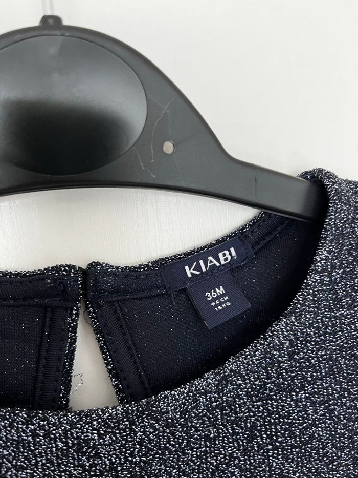 Lot de 3 robes taille 3 ans bleues marines - photo numéro 6