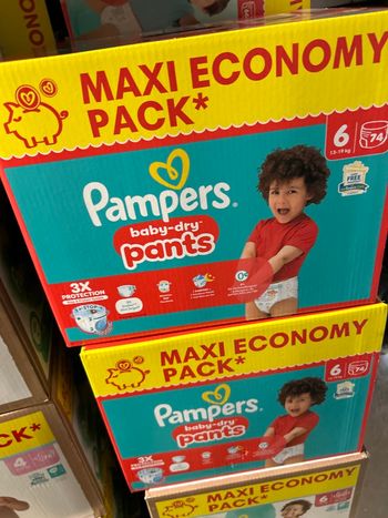 2 packs Pampers pants  t6