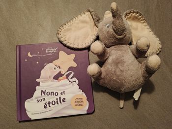 Livre Nono l'éléphant et son étoile+ peluche 