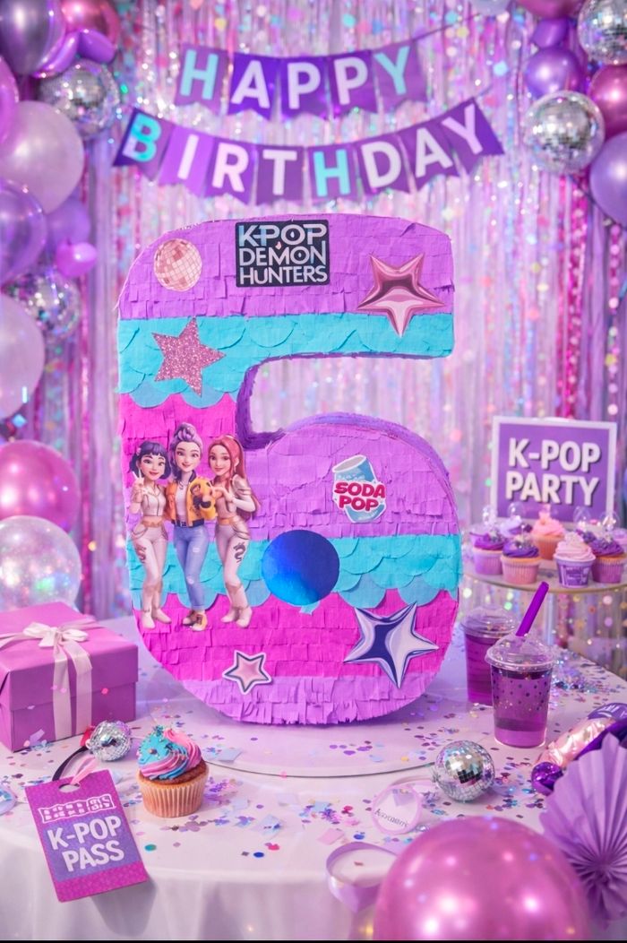 Pinatas kpop 6ans anniversaire