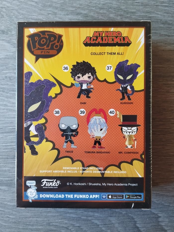 My Hero Academia : Pop Large Enamel Pin N° 37 (Kurogiri) - photo numéro 6
