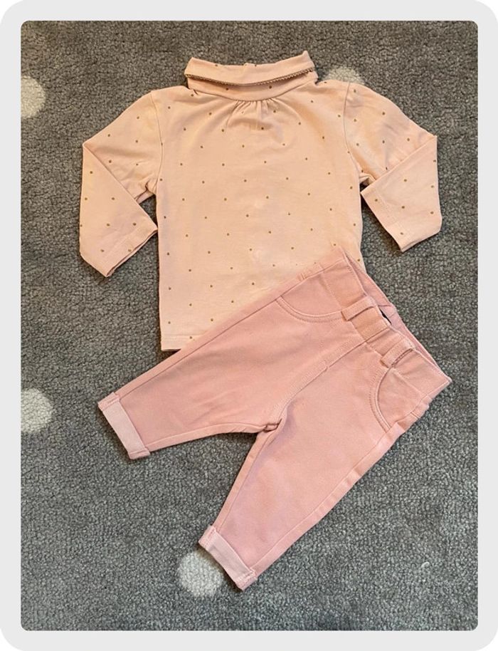 Kiabi Ensemble Bébé Fille Rose 3 mois/62 cm