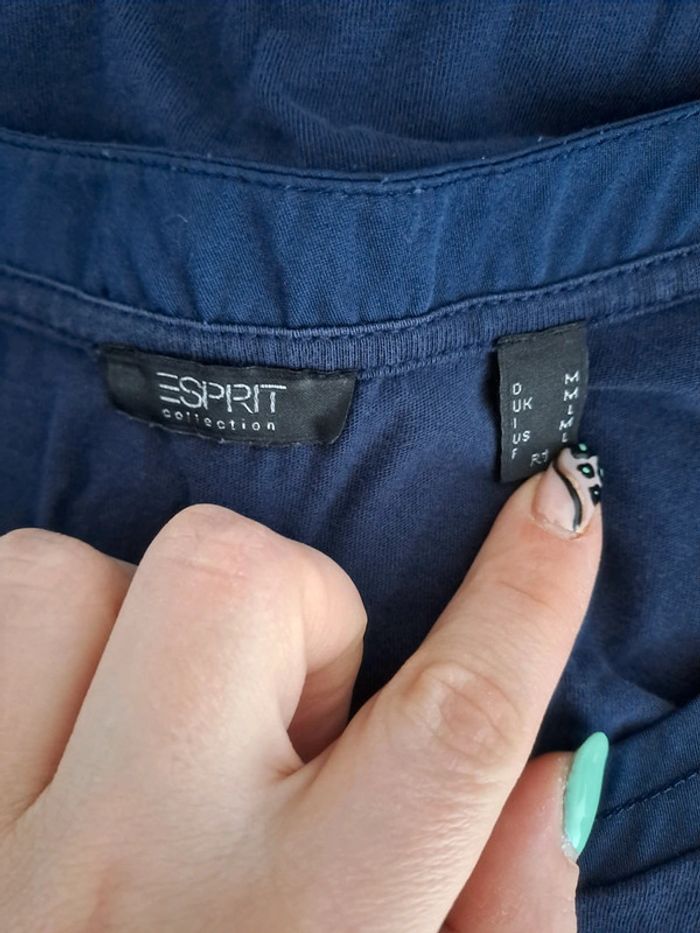 T-shirt bleu esprit L - photo numéro 4