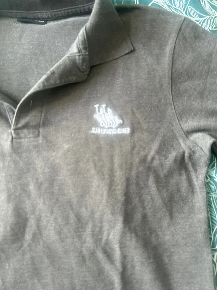 Polo gris manche courte - photo numéro 2