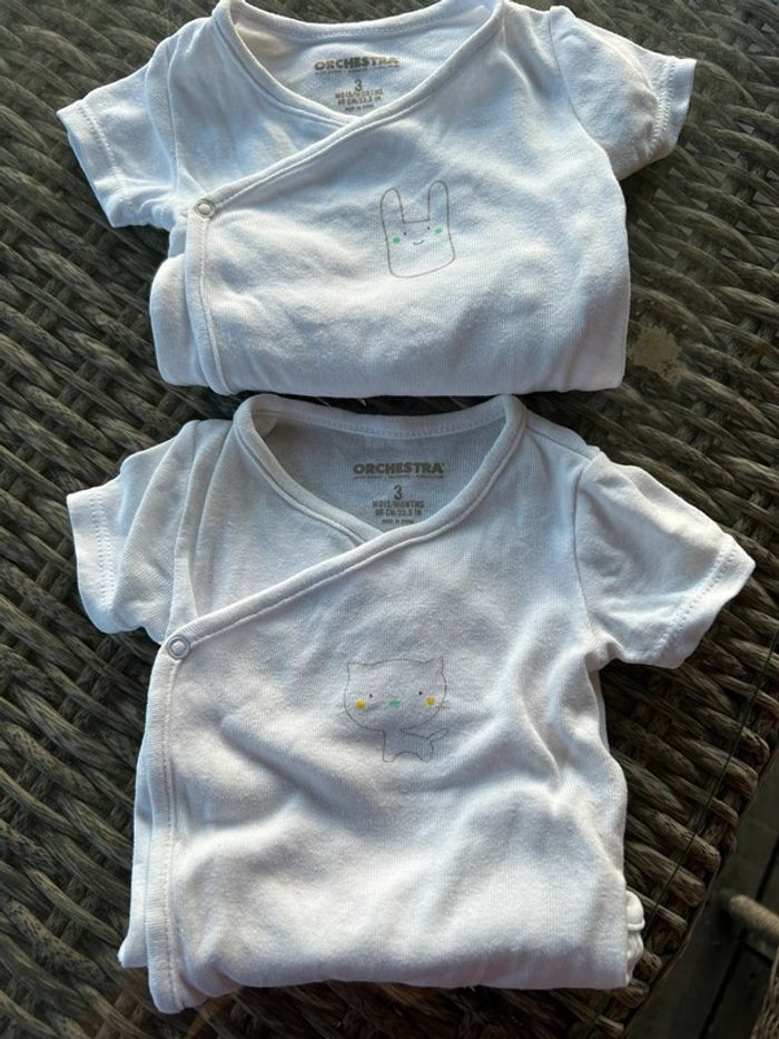 Lot de 7 bodies Orchestra fille – Taille 3 mois - photo numéro 5