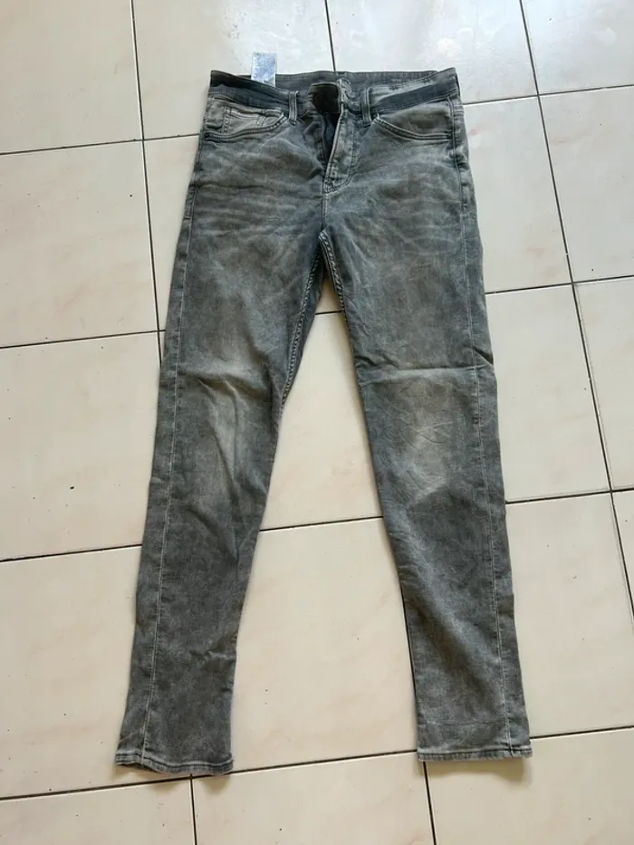Jean slim C&A Gris W30L32
