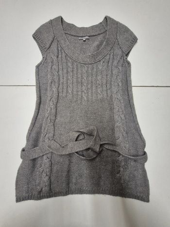 Pull long sans manche