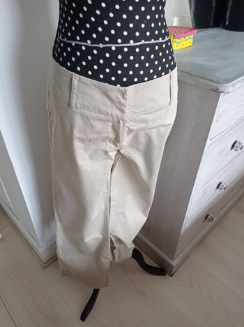 Pantalon droit beige. Shesan 42