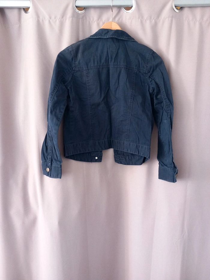 Veste en jeans 12 ans bleu - photo numéro 3