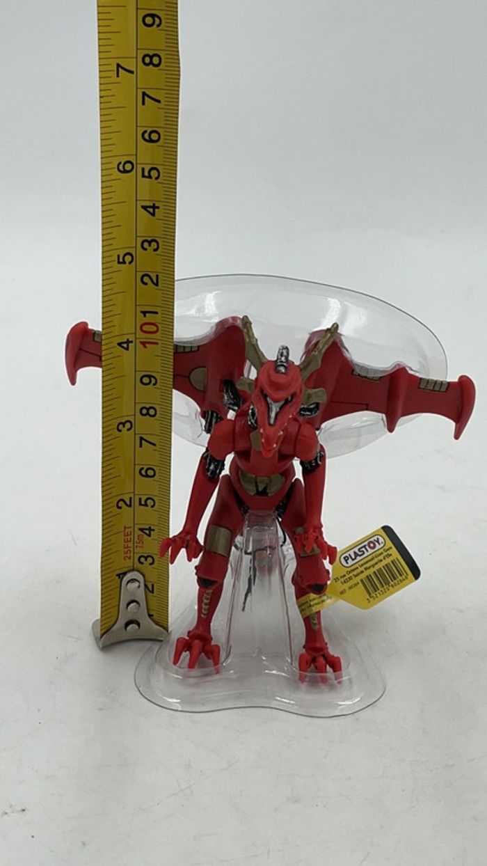 Figurine Dragon rouge et or Plastoy neuf - photo numéro 6