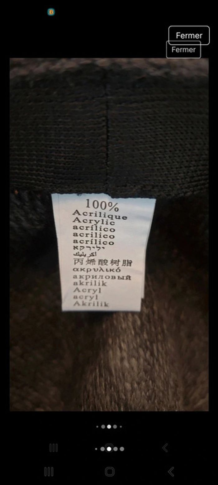 Chapeau femme gris création Française 58cm - photo numéro 11