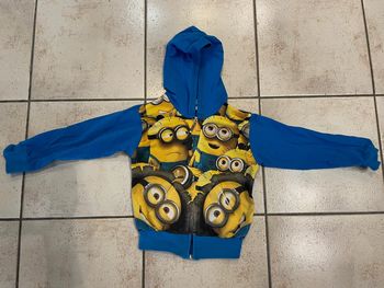 Sweat zippé à capuches Les Minions 3-4ans