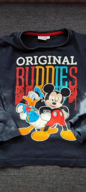 Tee shirt manche longue garçon Mickey