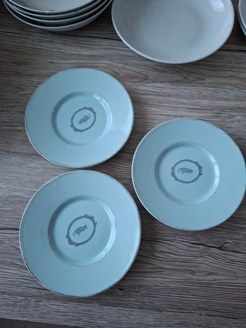 Lot de 3 soucoupes pour tasses