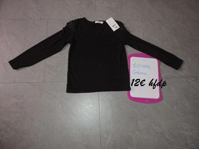 pull fin gémo taille 10 ans