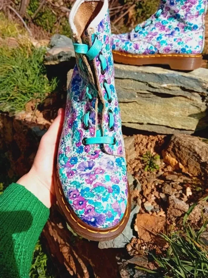 Dr. Martens fleuries 🌸 floral 37 - photo numéro 3