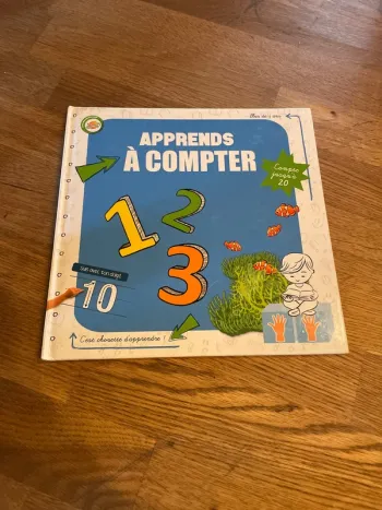 Livre C’est chouette d’apprendre Apprends à compter Compte jusqu’à 20 et suis avec ton doigt