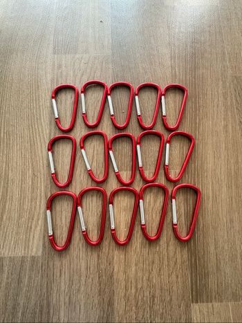 lot de 15 mousqueton