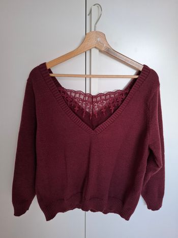 Pull bordeau shein 1XL