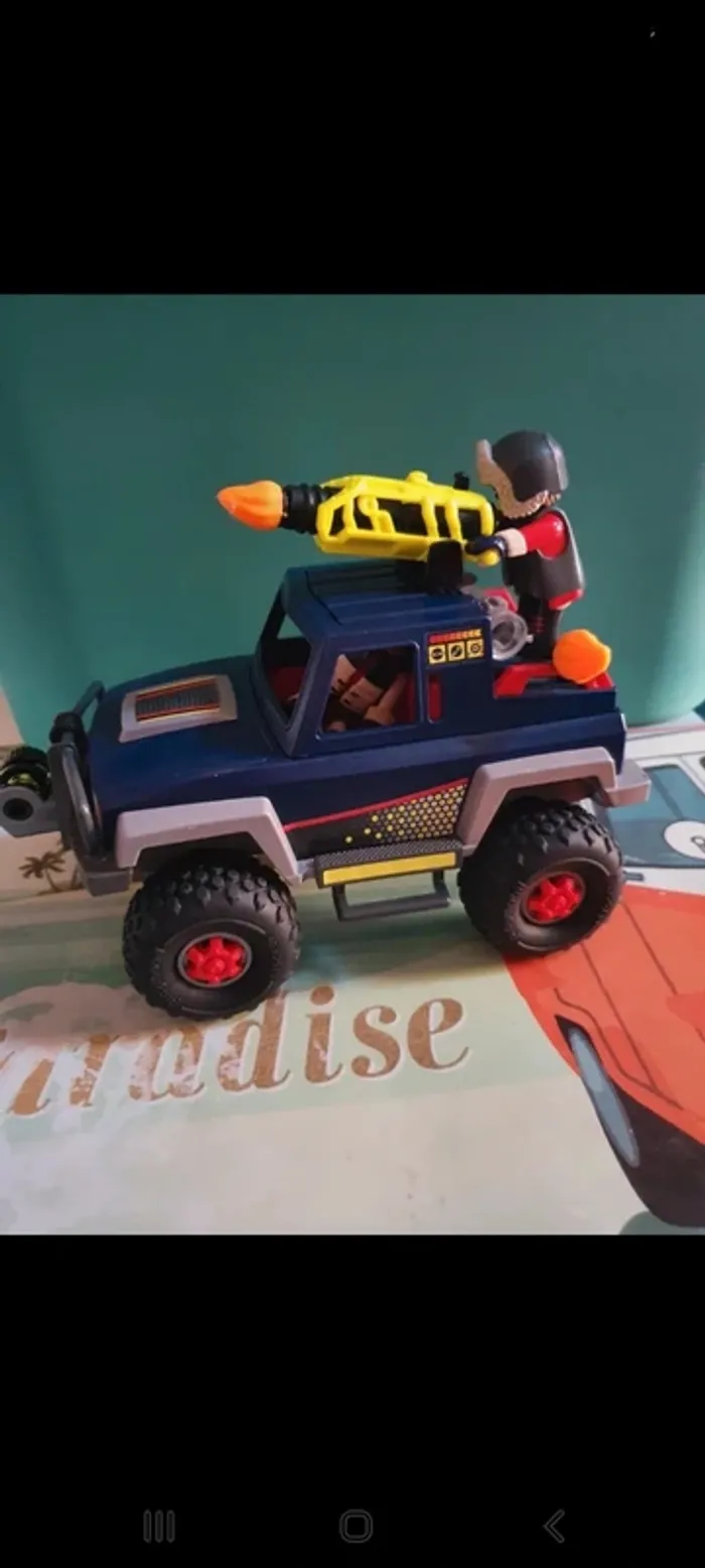 Playmobil 9059 Véhicule Tout Terrain - Pirates des Glaces