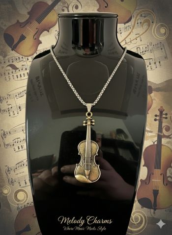 Collier Violon Neuf 