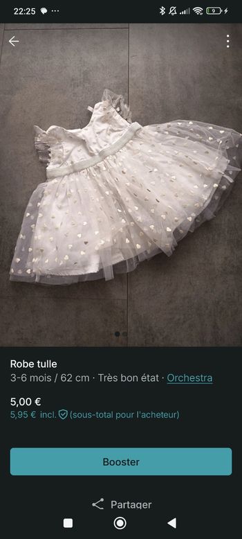 Robe tulle 