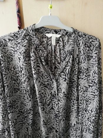 Chemise Oversize à motif noir et blanc