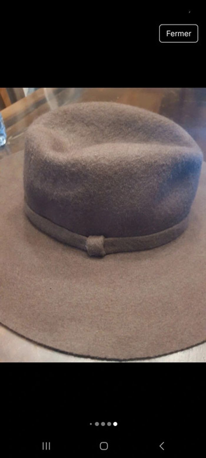 Chapeaux H&M Coachella laine marron 56cm - photo numéro 17