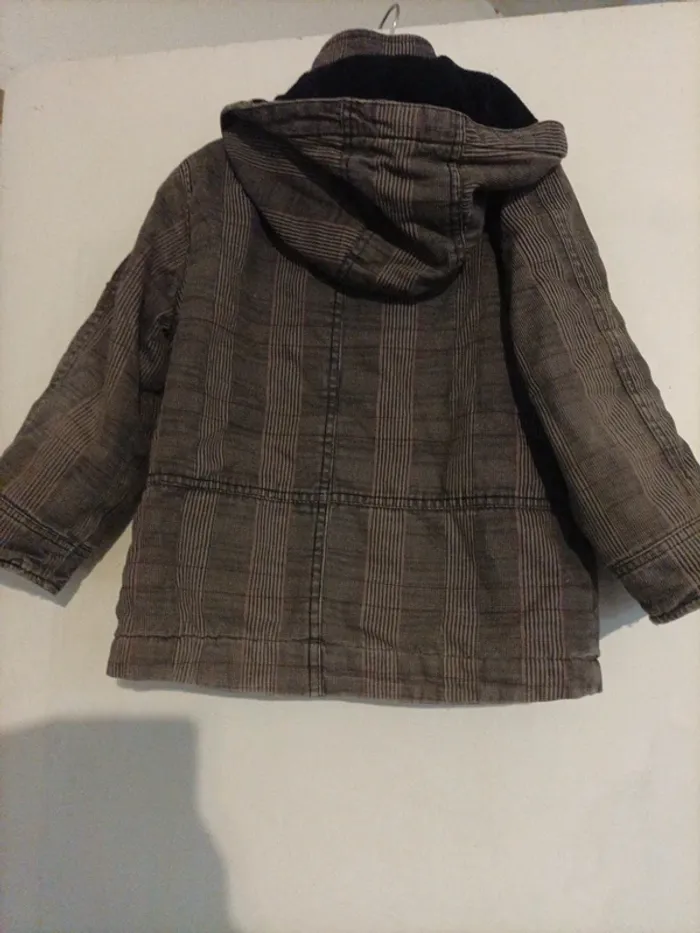 Manteau garçon rayé - photo numéro 2