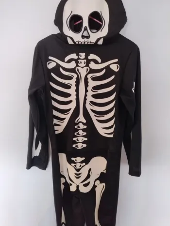 Tenue de déguisement squelette