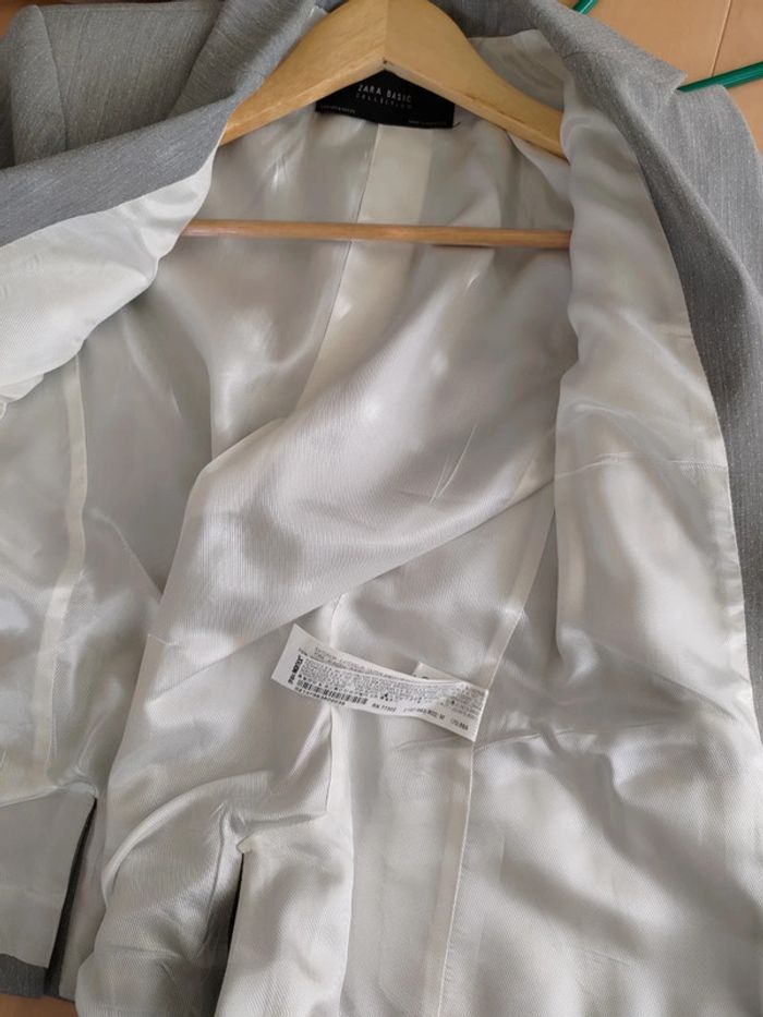 Zara blazer gris M - photo numéro 5