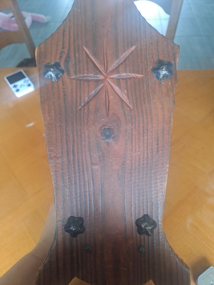 Porte journaux vintage En bois - photo numéro 5