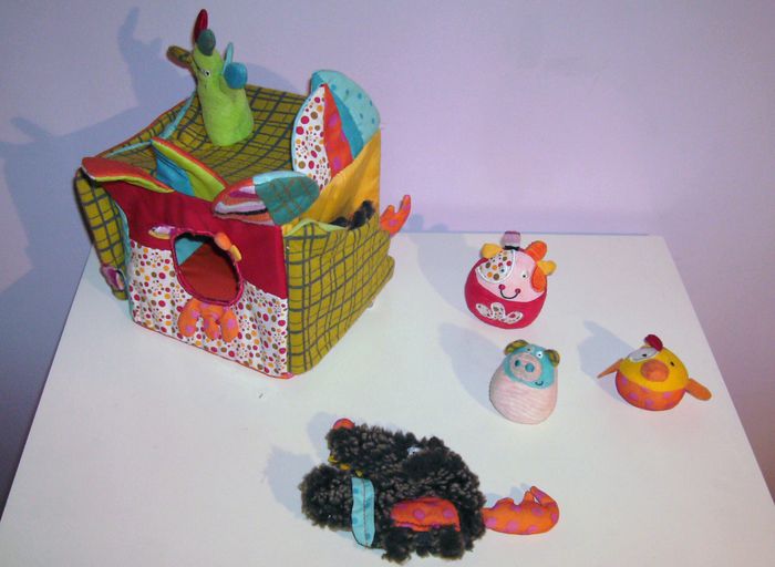 Maison en tissu : Loup y es-tu ? - Ebulobo - 9 mois - photo numéro 5